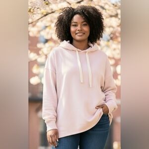 Vintage Frank & Eileen Light Pink Relaxed Hoodie Pullover